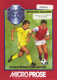 Microprose Soccer Atari ST US box art